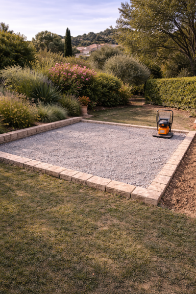 Plateforme nivelé prête a l'utilisation à Marseille