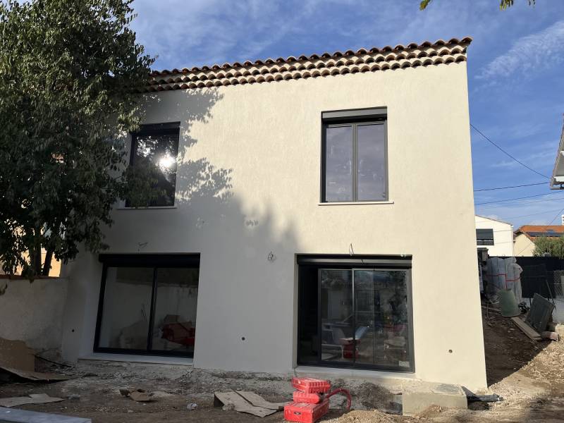 Façade villa après rénovation 