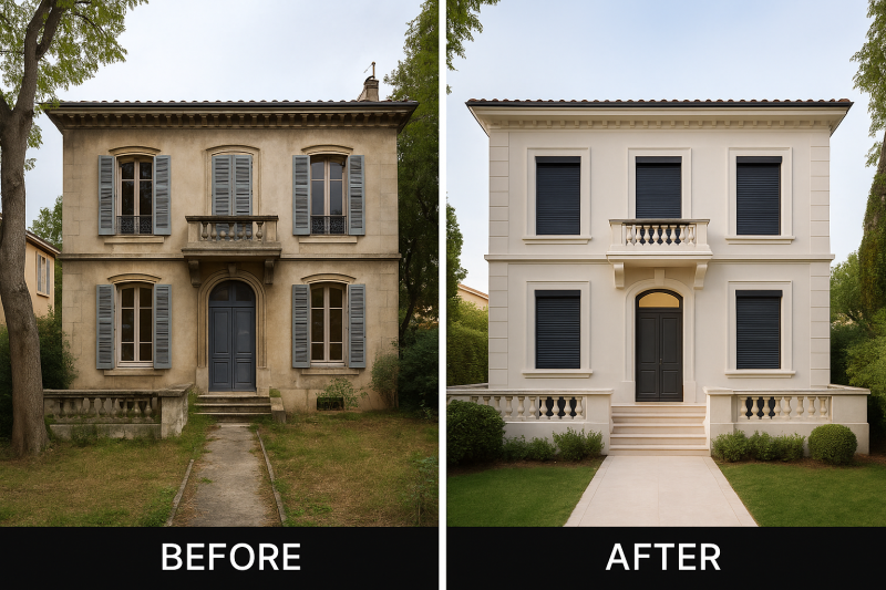 Rénovation complète d’une maison typique au Prado dans le 8ème à Marseille