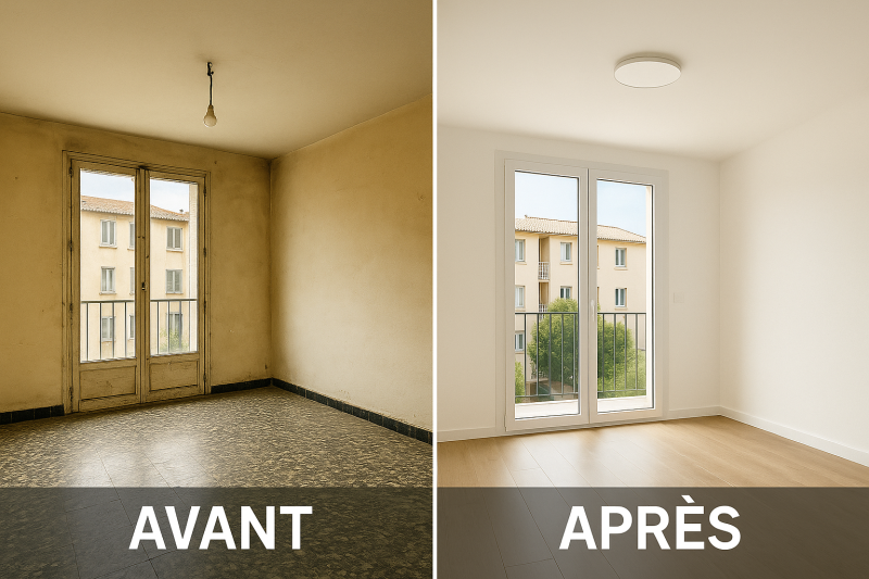 Appartement marseillais rénové