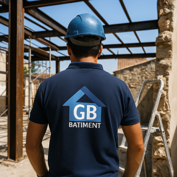 Chantier de rénovation en cours à Cassis.